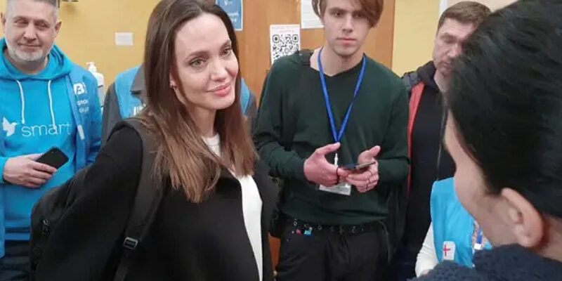 Angelina Jolie makes surprise visit to Ukraine